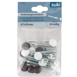 Korpusverbinder-Schraube verzinkt 0,7 x 5 cm 8 Stück ^ Suki Sale