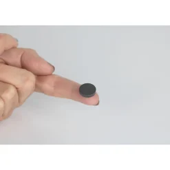 Magnetscheibe Ferrit, selbstklebend, Ø 15 x 3 mm, schwarz ^ Suki Best