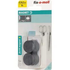Magnetscheibe Ferrit Ø 24,5 x 5 mm, schwarz ^ Suki Sale
