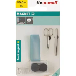 Magnetscheibe Ferrit Ø 14,5 x 4 mm, schwarz ^ Suki Best