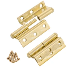 Möbelband 50 mm links gekröpft vermessingt 2 Stück ^ Suki Sale