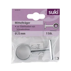 Mittelhalter Durchmesser 2,5 cm silber ^ Suki Discount
