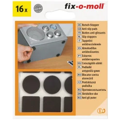 Rutschstopper klebend Durchmesser 2 cm schwarz 16 Stück ^ Suki Discount