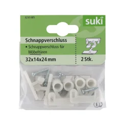 Schnappverschluss Kunststoff 3,2 x 1,4 x 2,4 cm 2 Stück ^ Suki Hot