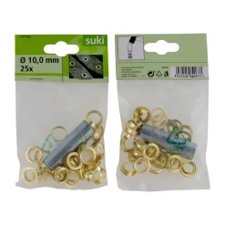 Ösen-Set mit Werkzeug 10 mm ^ Suki New