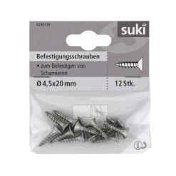 Spanplattenschraube 4,5 x 20 mm 12 Stück ^ Suki Online