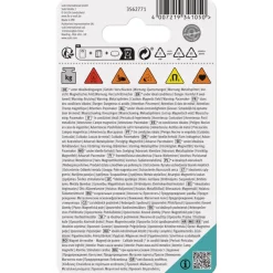 Topfmagnet Neodym mit Schraubhaken M5 Ø 28 x 38 mm, gummiert, silber-schwarz ^ Suki New