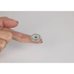 Topfmagnet Neodym Ø 20 x 7 mm, mit Senkbohrung Ø 4,5 mm ^ Suki Sale