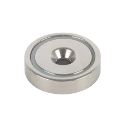 Topfmagnet Neodym Ø 32 x 8 mm, mit SenkbohrungØ 5,5 mm ^ Suki Discount