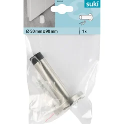 Türstopper mit Schraube 9 cm satiniert ^ Suki Outlet
