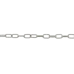 Uhrkette vernickelt 1,1 mm 2,5m ^ Suki Discount