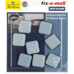 Universalgleiter Easy Glider klebend 2,5 x 2,5 cm grau 8 Stück ^ Suki Sale
