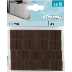 Unterlegkeil 10 x 2 x 8 cm braun 4 Stück ^ Suki Clearance