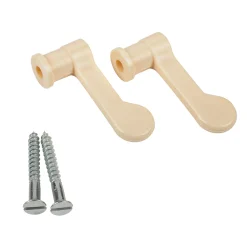 Vorreiber 5,5 cm creme 2 Stück ^ Suki Best