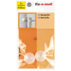Wandpuffer-Set klebend 2,2 cm transparent 2 Stück ^ Suki Clearance