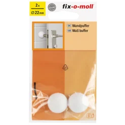Wandpuffer-Set klebend 2,2 cm weiß 2 Stück ^ Suki Hot
