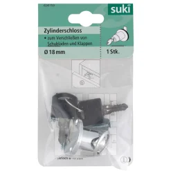 Zylinderklappenschloss verschiedenschließend 18 mm ^ Suki Clearance