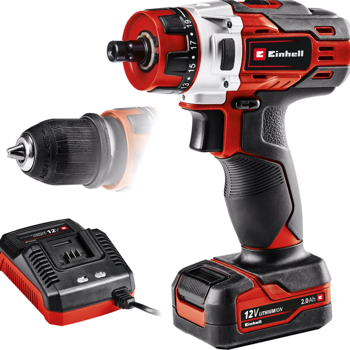 TE-CD 12/1 X-Li 1x2,0Ah Akku-Bohr-schrauber ^ Einhell Discount