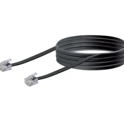 Telefon-Anschlussleitung 6m sw ^ Schwaiger Discount
