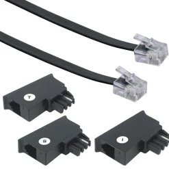 Telefon-Anschlussleitung 6m sw ^ Schwaiger Online