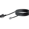 Telefon-Anschlussleitung 6m sw ^ Schwaiger Sale