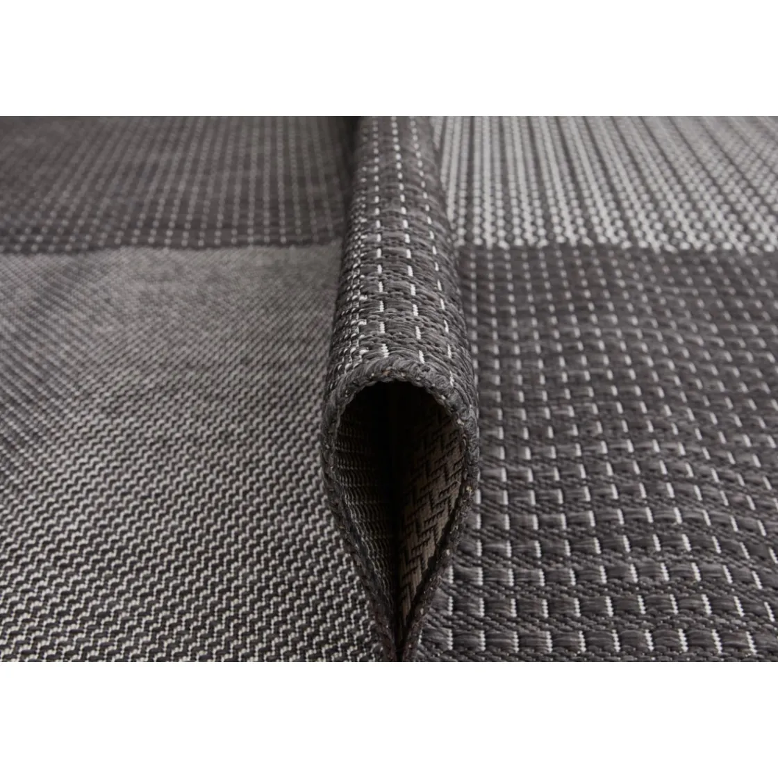 Teppich Arizona 133x190cm kariertanthrazit 972-81 ^ andiamo