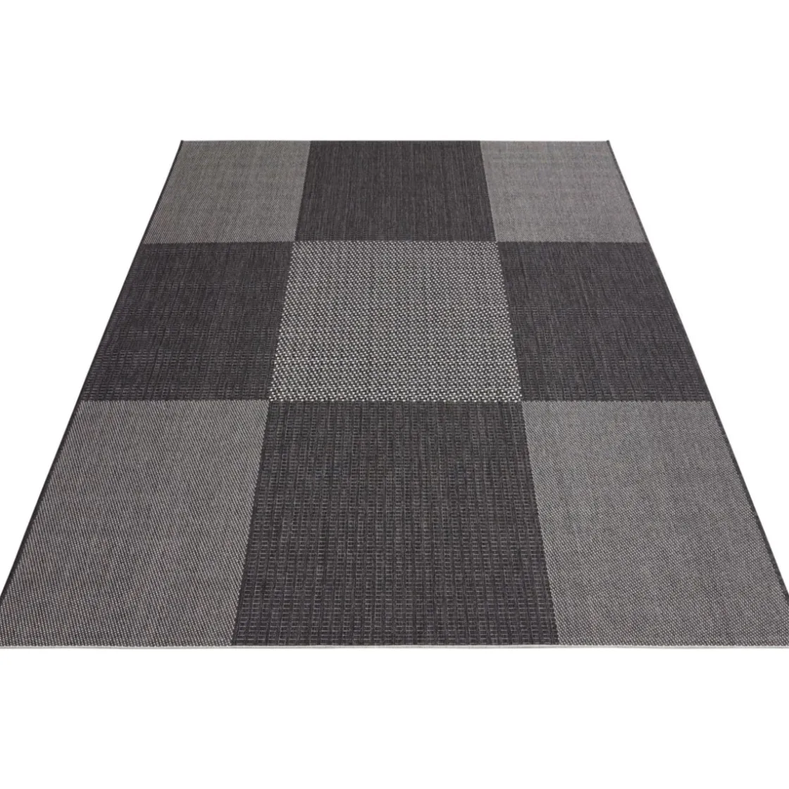Teppich Arizona 133x190cm kariertanthrazit 972-81 ^ andiamo