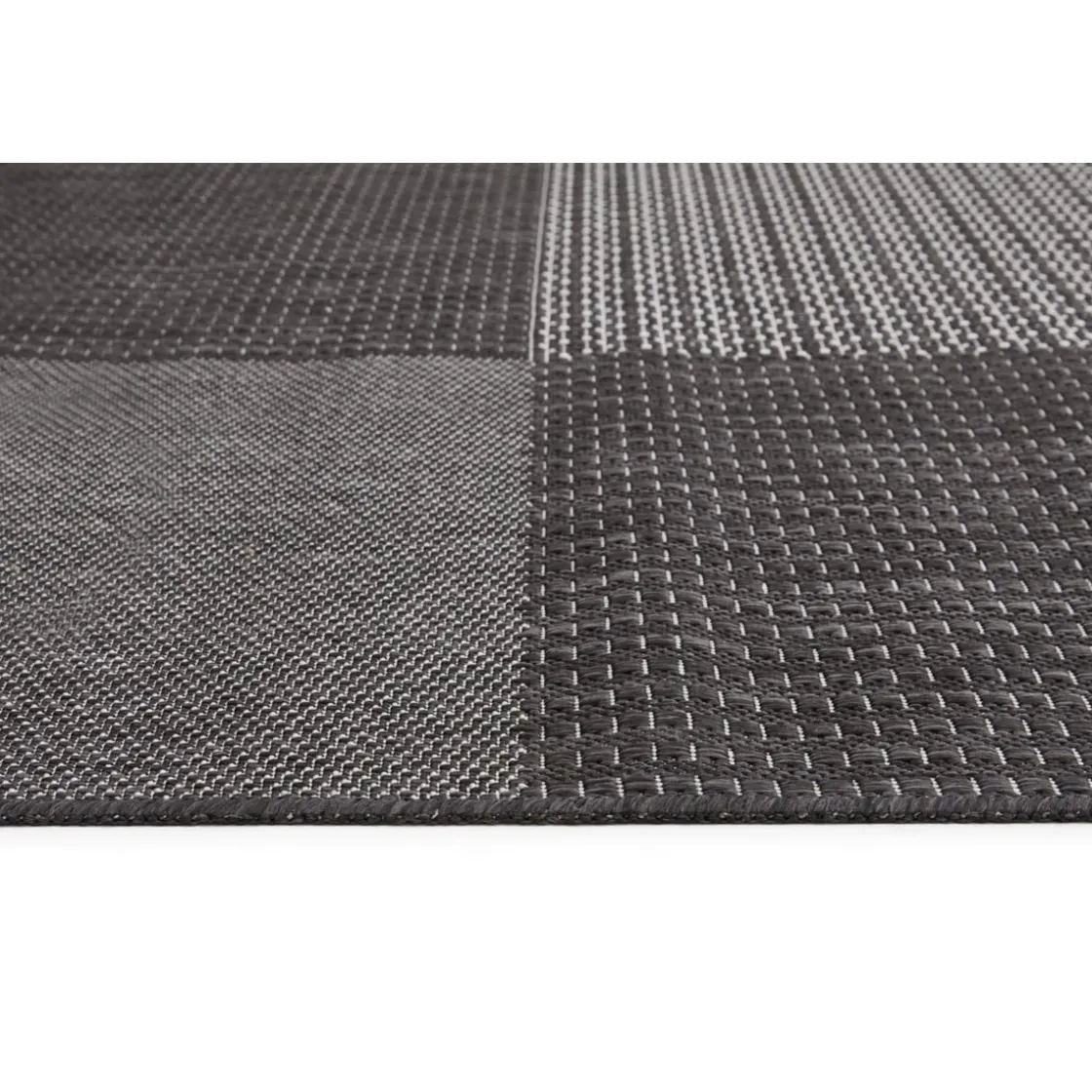 Teppich Arizona 133x190cm kariertanthrazit 972-81 ^ andiamo