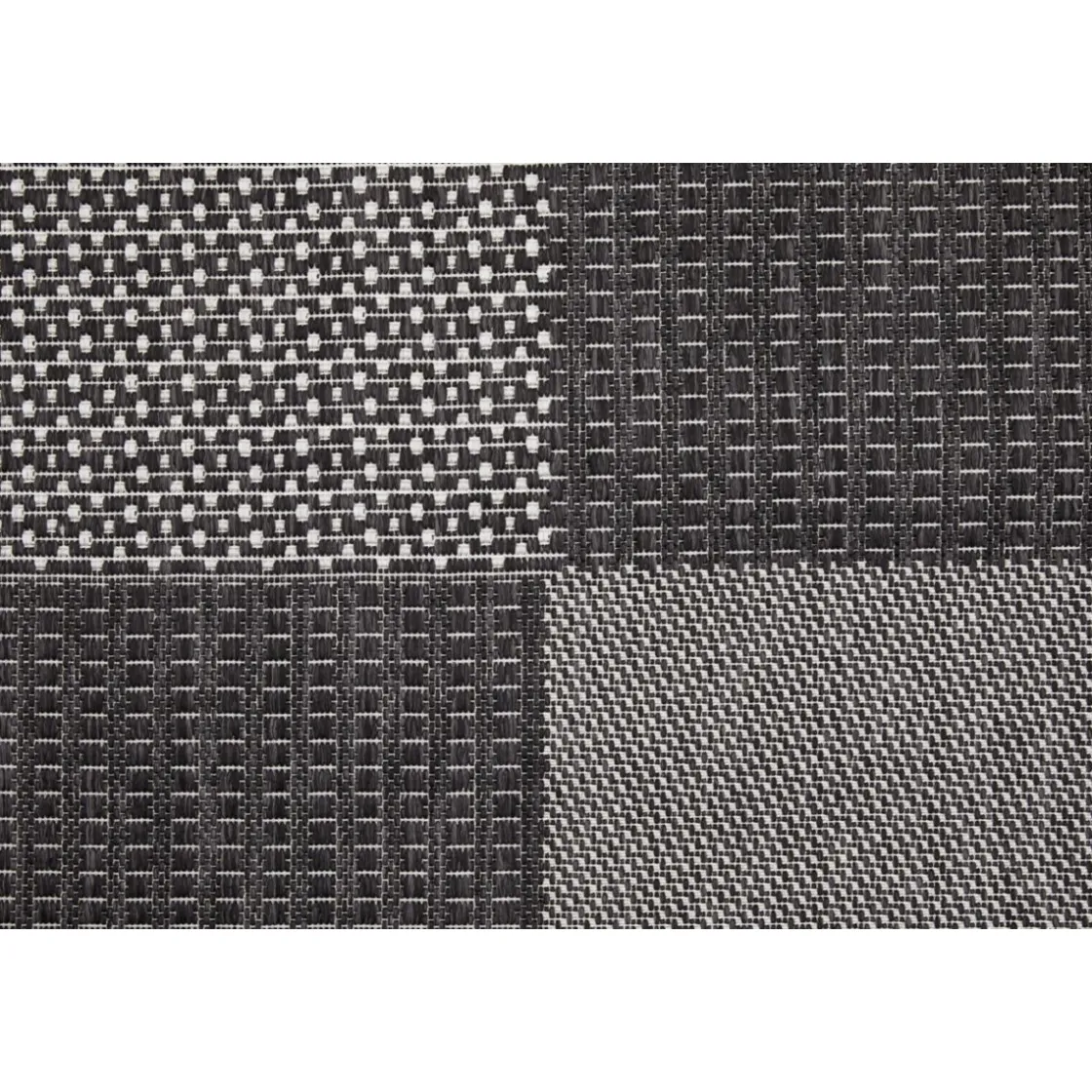 Teppich Arizona 133x190cm kariertanthrazit 972-81 ^ andiamo