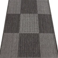 Teppich Arizona 67x140cm kariertanthrazit 972-81 ^ andiamo New