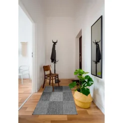 Teppich Arizona 67x140cm kariertanthrazit 972-81 ^ andiamo New