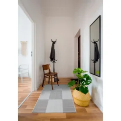 Teppich Arizona 160x230cm kariert grau972-18 ^ andiamo Clearance