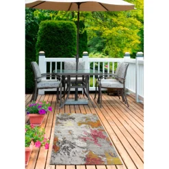 Teppich Portland 80x150cm grau-multi ^ andiamo Sale