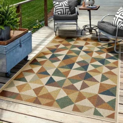 Teppich Sedona 120x170cm Kaestchen multi ^ andiamo Clearance