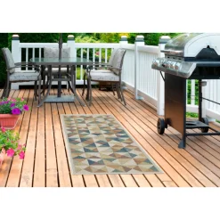 Teppich Sedona 67x120cm Kaestchen multi ^ andiamo Clearance