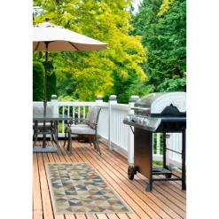 Teppich Sedona 67x120cm Kaestchen multi ^ andiamo Clearance