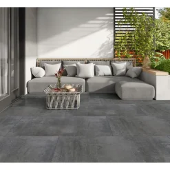 Terrassenplatte Urban pro graphite ca. 60 x 120 x 2 cm ^ New