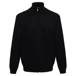 Strickjacke Herren schwarz melange XL ^ Terrax Workwear Online