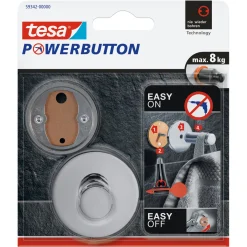 Haken Powerbutton Premium Chrom ^ Tesa Outlet