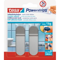 Haken Powerstrips Small Metall ^ Tesa Sale