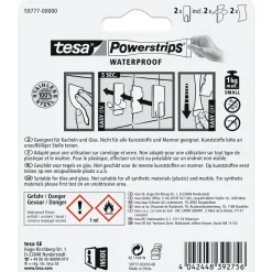 Haken Powerstrips Waterproof Small Metall ^ Tesa New