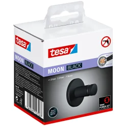 Handtuchhaken Moon mattschwarz ^ Tesa Best