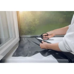 IS Pollen- & Insektengitter für Fenster, anthrazit, 1,3x1,5m ^ Tesa Best