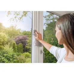 IS Pollen- & Insektengitter für bodentiefe Fenster, anthrazit, 1,2x2,4m ^ Tesa