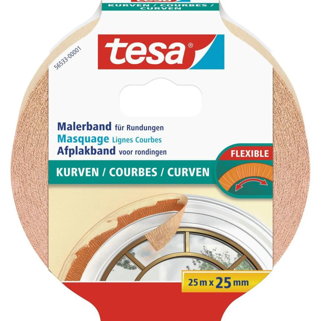 Maler-Krepp Flexible m mm ^ Tesa Online