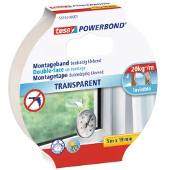 Powerbond Transparent 5mx19 mm ^ Tesa Best