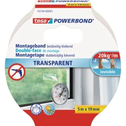 Powerbond Transparent 5mx19 mm ^ Tesa Best