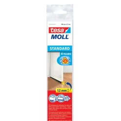 Türdichtschiene für Spalten bis 12 mm weiß ^ Tesa New