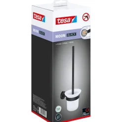 WC-Bürstengarnitur Moon mattschwarz ^ Tesa Clearance