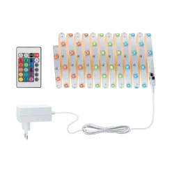 TIP LED Stripe Komplett Set 5m RGB IP2013W 230/24V weiss ^ Paulmann Clearance